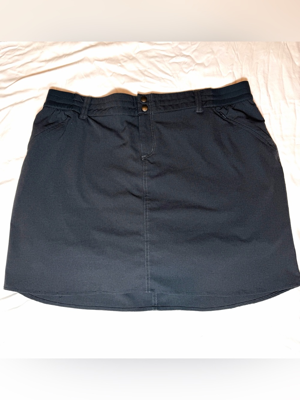 KÜHL Strattus Active Hiking Skirt Carbon Gray Built In Shorts Size 16